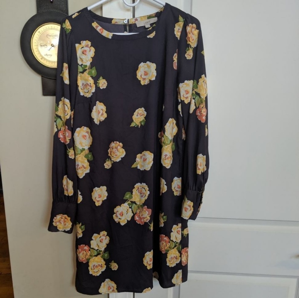 Loft Floral Shift Dress